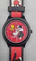 Warner Bros Looney Tunes Sylvester &amp; Tweety Bird Armitron Wristwatch - WORKING! - £18.45 GBP
