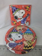 Party Express Jazzin Peanuts Paper Plate Napkins Lot Hallmark - $24.95