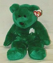 Ty Original Beanie Buddies Erin Irish Bear Beanbag Plush Toy Swing Tush ... - £23.58 GBP