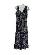 vintage scott mcclintock sleeveless long floral button up everday dress ... - $64.34