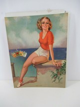Accent Youth Cigarettes Ad Bradshaw Crandell Pin-Up Gerlach Barklow VTG 1940s - £15.20 GBP