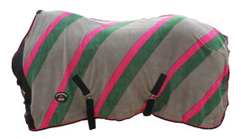 82&quot; Horse Sheet Polar FLEECE COOLER Exercise Blanket Wicks Moisture  4387 - $34.64