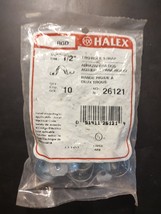 Halex 26121, 1/2in Two Hole Strap, 10-Pack  *NEW* - $1.99