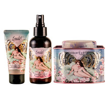 Barefoot Venus The Vanilla Effect Bath Soak, Hand Cream &amp; Argan Body Oil Set - £28.70 GBP