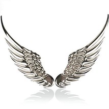 1Pair 3D  s Wings Car Decoration Emblem  Decal Logo Sticker Auto Motorcycle Acce - £73.69 GBP