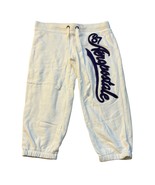 Aeropostale Womens XS White Sweatpants With Purple Logo Cropped Length - $26.14 CAD