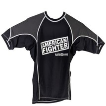 American Fighter Rash Guard Compression Shirt Mens size Medium MMA Worko... - $59.40