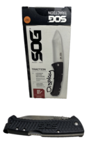 SOG Traction Lockback Folding Pocket Knife - Black See Description - $19.79