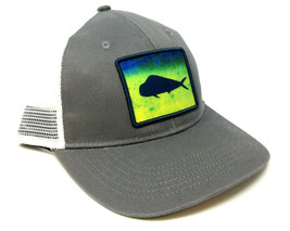 Mahi Mahi Patch Sport Game Fishing Angler Mesh Trucker Snapback Hat Cap Dolphin - £7.57 GBP