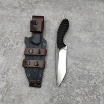 Full Tang 60HRC Fixed Blade VG10 Steel Survival Outdoor Hunting knife W/... - $92.00