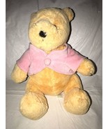 Winnie The Pooh Bear Disney Parks Plush Baby Chime 10” Soft Stitched Teddy - £13.36 GBP