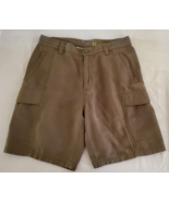 Tommy Bahama Relax Green Tencel & Cotton Cargo Shorts Mens Size 30 - $14.84