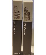 2 Maybelline New York Super Stay Matte Ink Lip Color #90 Huntress - £12.21 GBP