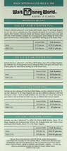 WDW Magic Kingdom Club Price Guide - Revised Jan 1995 - Pre-owned - $9.49