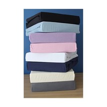 Family Bedding 100 Percent Cotton Jersey King Bed Fitted Sheet, 160 cm x... - $20.00