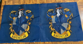 2 Canvas HARRY POTTER * RAVENCLAW * Throw Pillow Case Covers New Unused ... - £14.23 GBP