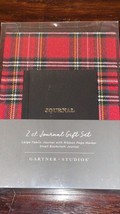 2 Count Red, Yellow, Blue Plaid Journal Gift Set - $6.95