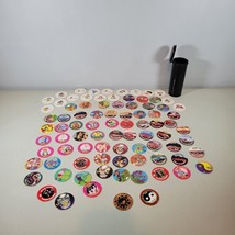 86 Pogs Milk Caps: Retro Game Nostalgia with Various Styles See Below Vi... - $16.96