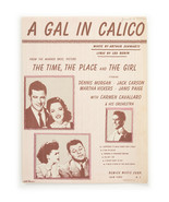 A Gal In Calico - Vintage Sheet Music - $17.72 CAD