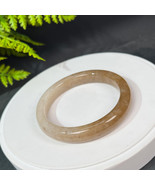 Natural Certified Gradient Sugar White Hetian Nephrite Bangle 61MM - $622.99