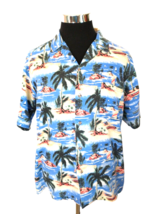 Wings Sportswear Shirt Men&#39;s Size Medium Multicolor Island Casual Hawaii... - $13.46