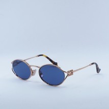 MIU MIU MU52YS ZVF1V1 Pink Gold/Dark Blue 54-21-125 Sunglasses New Authe... - £250.42 GBP