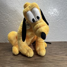 Disney World WDW Parks Pluto 15&quot; Plush Stuffed Animal Dog Travel Souveni... - $367.33 MXN