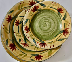 Per1 Elizabeth Dinner + Salad Plates (2 of each) Replacement Dishes - £24.98 GBP