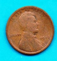 1918 Lincoln Wheat Penny- Circulated - Moderate Wear - £0.35 GBP