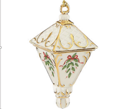 Lenox 2018 Holiday Annual Ornament Lantern Holly Berries Christmas Gift ... - $137.61