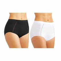 Skinnygirl Briefs by Bethenny Frankel Seamless Shaping Tummy Toning 2-Pack 7537 - £35.28 GBP