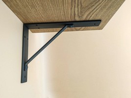 Forged metal shelf brackets. Industrial decor cornices, shelf consoles. ... - $19.00