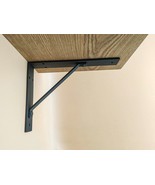 Forged metal shelf brackets. Industrial decor cornices, shelf consoles. Shelf ac - $19.00