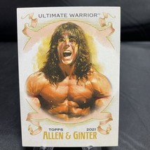 2021 Topps Heritage WWE Allen &amp; Ginter #AG-28 Ultimate Warrior - $1.39