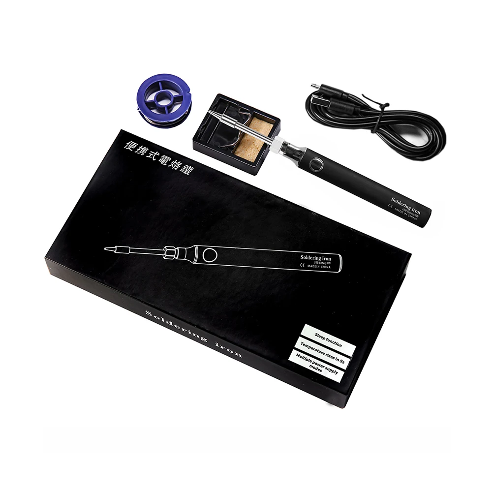 5V 8W Electric Soldering  Set USB Charging Adjustable Temperature Rechargeable P - £44.19 GBP