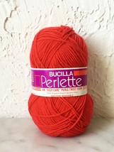 Vintage Bucilla Perlette Twist DuPont Orlon Acrylic Yarn - 1 Skein Red - £4.46 GBP