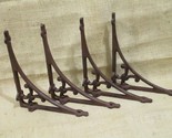 4 Shelf Brackets Corbels Wall Cast Iron Rustic Farmhouse 7 1/2&quot; X 6 1/4&quot;... - £29.65 GBP