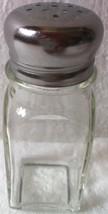 Square 2 Oz Salt &amp; Pepper Shaker with Clear Glass ( New ) - $1.24
