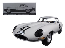 1963 Jaguar Lightweight E-Type #47 &quot;Coombs 4 WPD&quot; 1/18 Diecast Model Car by Para - £114.20 GBP
