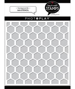 Honeycomb Stencil. Photoplay. Becky Moore Design - $5.95