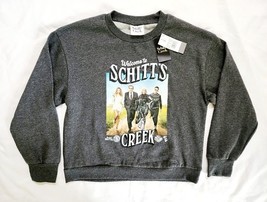 SCHITT&#39;S CREEK Women&#39;s Grey Graphic Crewneck Sweatshirt Size: Small (NWT) - €7,66 EUR
