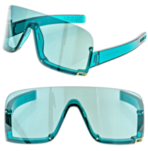 GUCCI 1637 Blue Green Sport Unisex Shield Mask Gg1637S Sunglasses 001 - $377.19