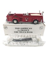 Ertl 1948 American LaFrance Fire Truck Bank NIB Dubuque Iowa Vintage Box - €33,45 EUR