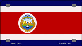 Costa Rica Flag Novelty Mini Metal License Plate Tag - £12.02 GBP