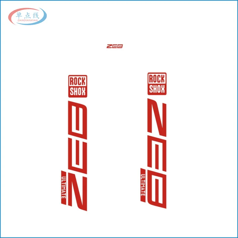 2021 Rohox ZEB ULTIMATE Mountain Bike Front Fork Decals Bicycle MTB Front Fork S - $113.92