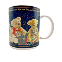 Teddy Bear Coffee Mugs Cup There&#39;s a Hole in the Paw of my Bear and his ... - $11.29