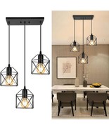 3-Light Hanging Pendant Light Fixtures, Farmhouse Kitchen Island Light F... - $18.80