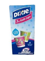 2013 Dixie 3 oz Bath Cups 200 Count Disposable Paper OWLS - $18.00
