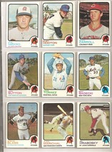 Vintage Lot of 9 Topps Baseball Cards National League Pitchers - 1973 - £21.35 GBP