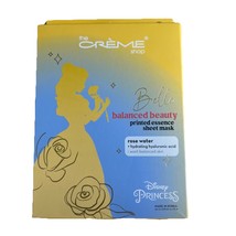 Disney Princess Belle Face Sheet Mask NEW Lot 3x Rose Water Balanced Beauty - $145.13 MXN